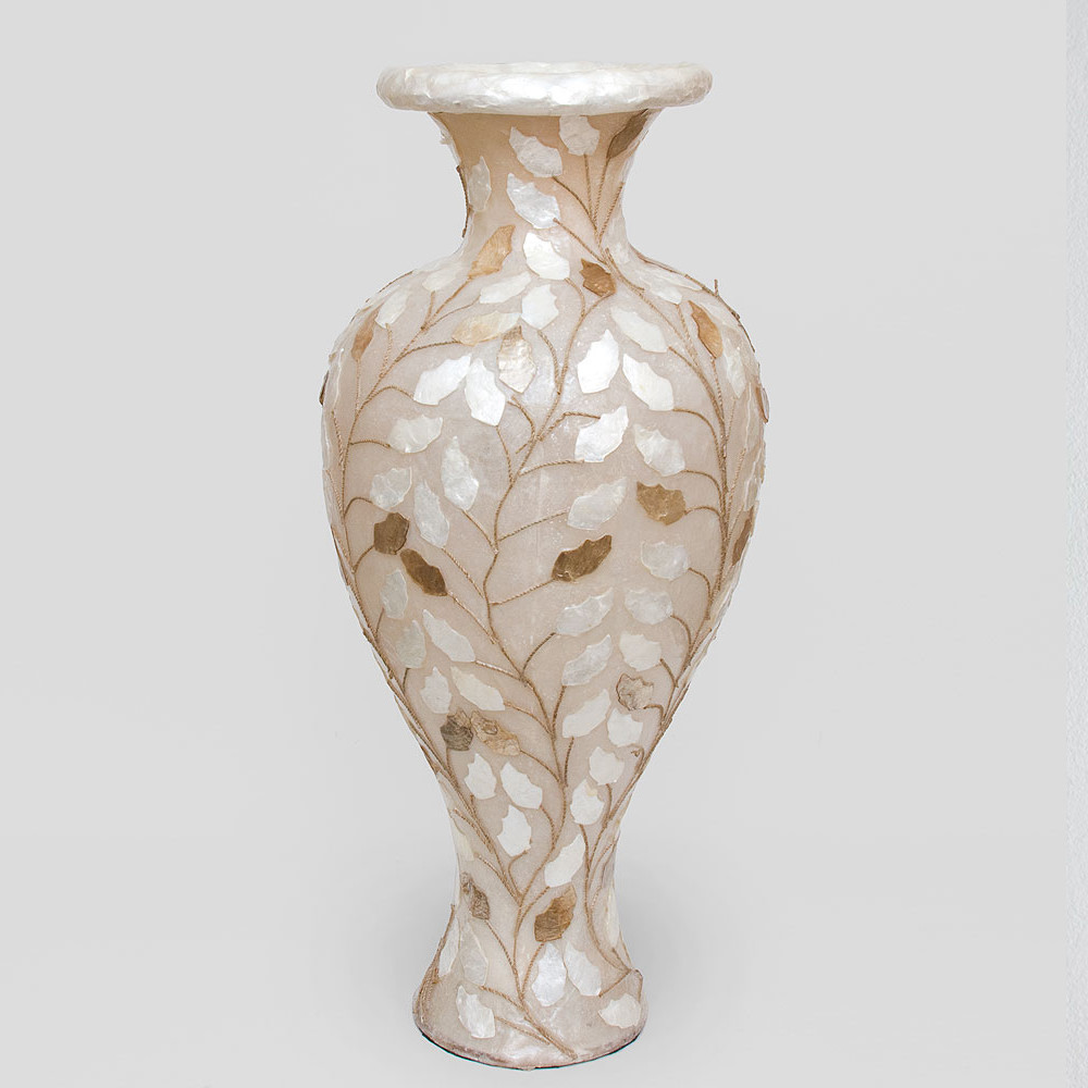 Торшер из перламутра в виде вазы Indonesian Vase