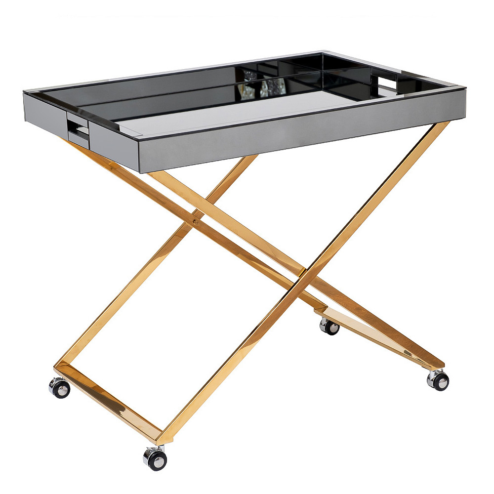 Стол сервировочный с зеркальной столешницей Splendid Serving Table