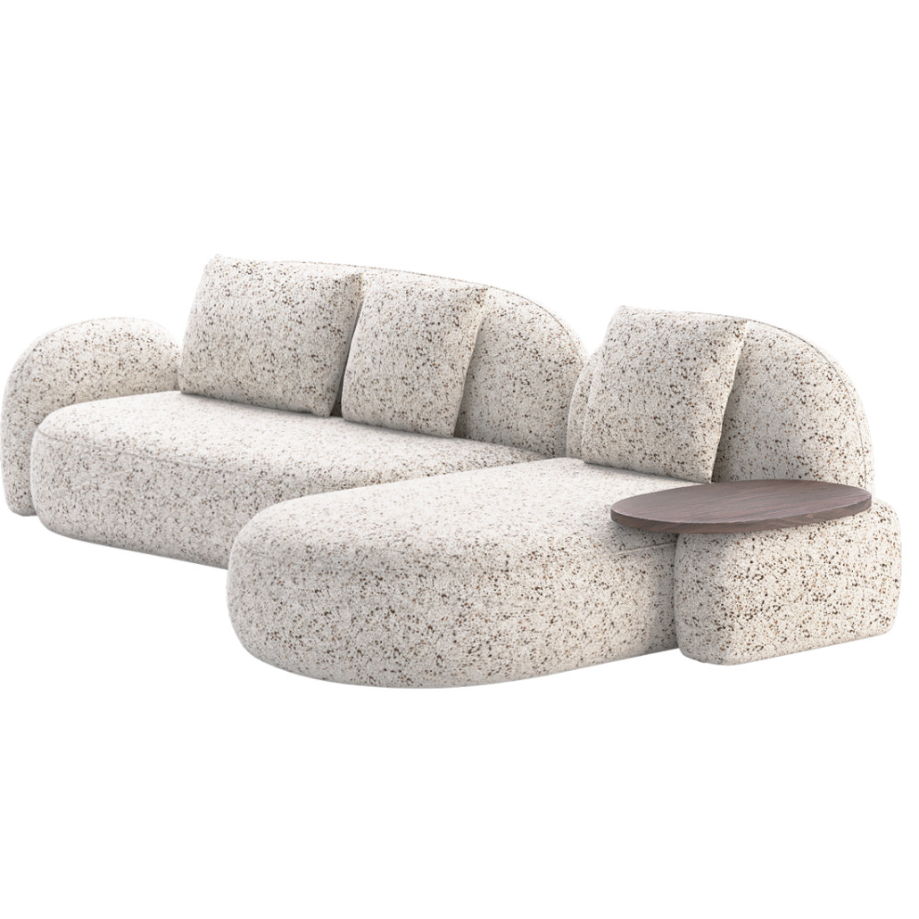 Модульный Диван Orus с кушеткой и столиком