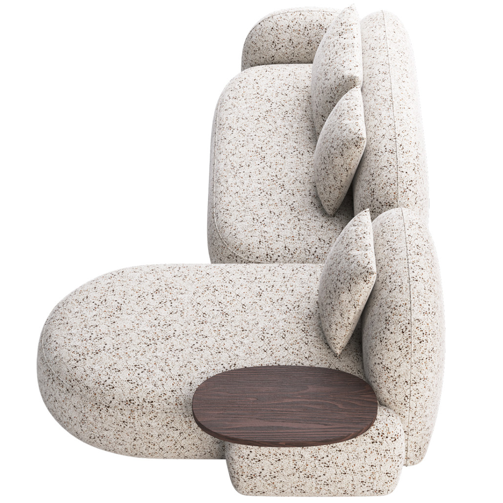 Модульный Диван Orus с кушеткой и столиком