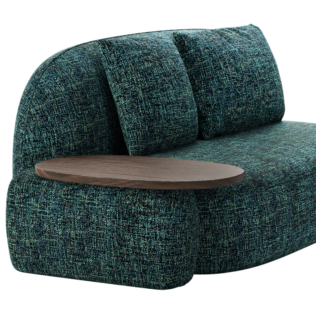 Двухместный модульный диван Orus со столиком