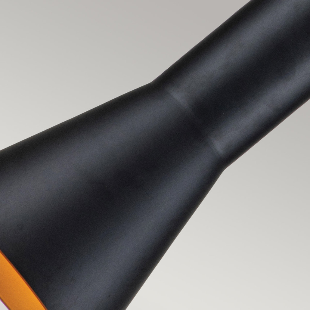 Подвесной светильник черного матового цвета с конусным плафоном 65 см Elstead Lighting