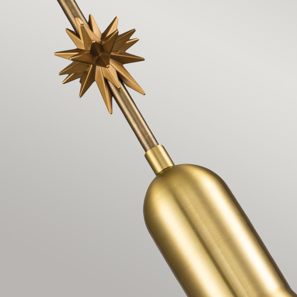 Подвесной светильник с конусным плафоном и декоративной звездой 57 см Elstead Lighting