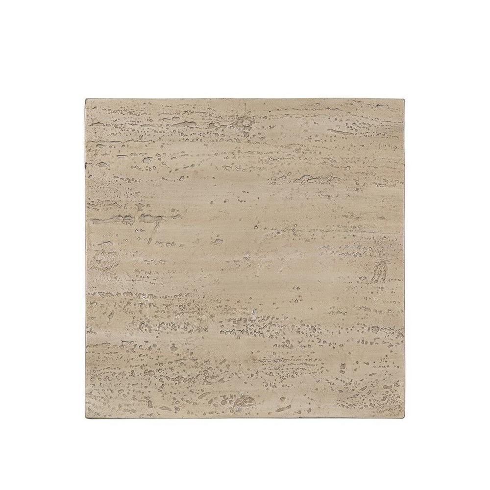 Столик приставной с квадратной столешницей Textured Cream Table