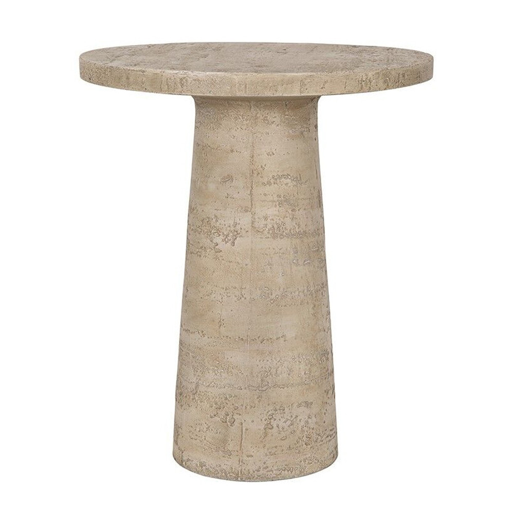 Столик приставной с круглой столешницей Textured Cream Table