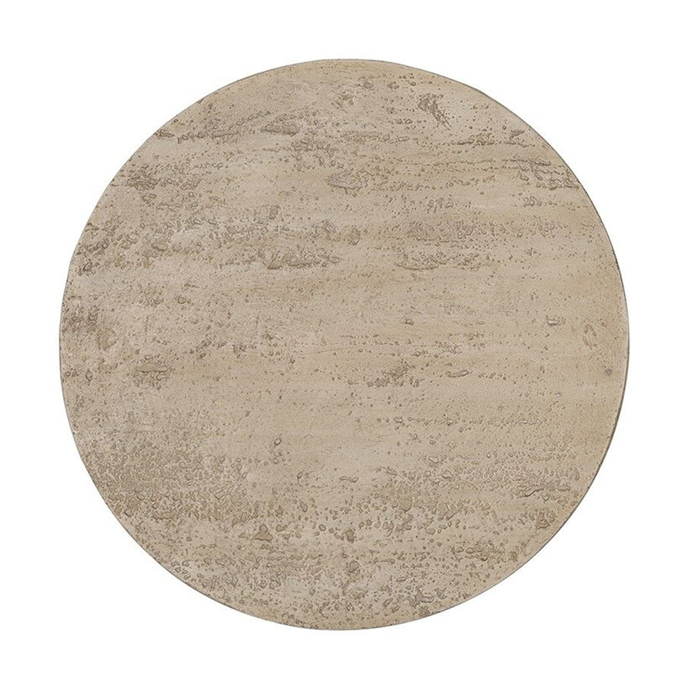 Столик приставной с круглой столешницей Textured Cream Table