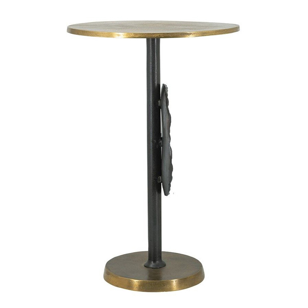 Столик приставной с абстрактным основанием и акцентом в виде золотистого диска Heavenly Space