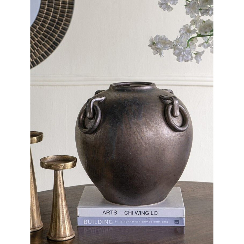 Ваза в виде старинного сосуда с кольцевыми ручками Warm Vessel