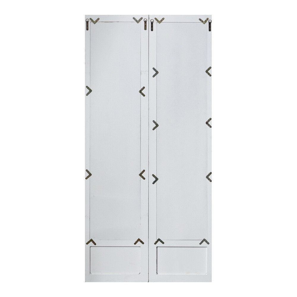 Зеркало-окно с эффектом старения в венецианском стиле Venetian White Mirror