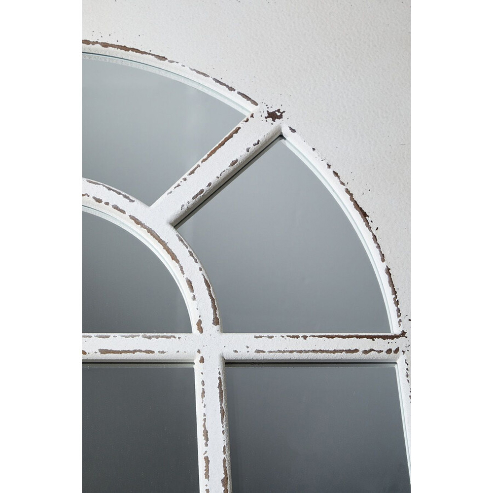 Зеркало-окно с эффектом старения в венецианском стиле Venetian White Mirror