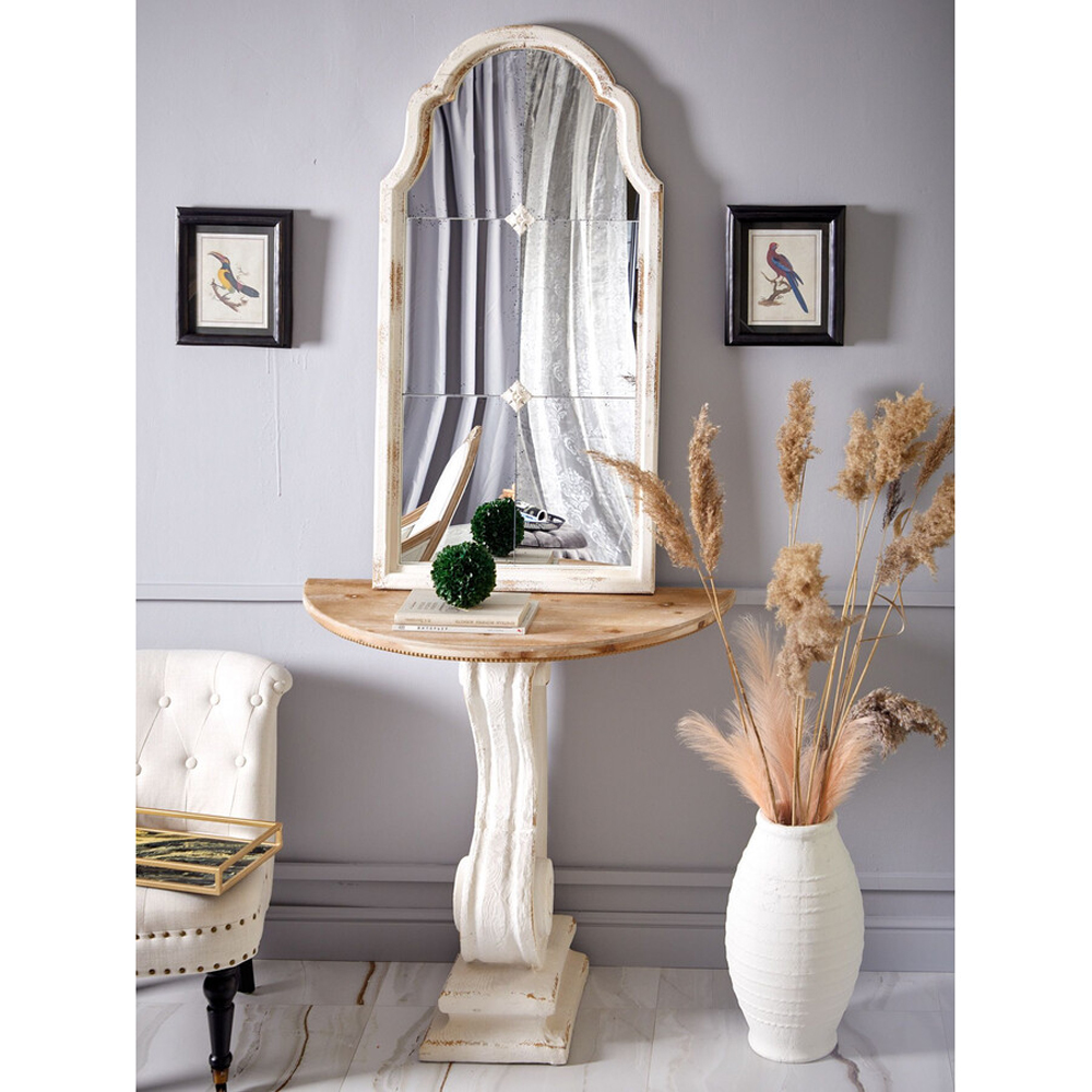 Зеркало-окно настенное в винтажном стиле Venetian Smooth