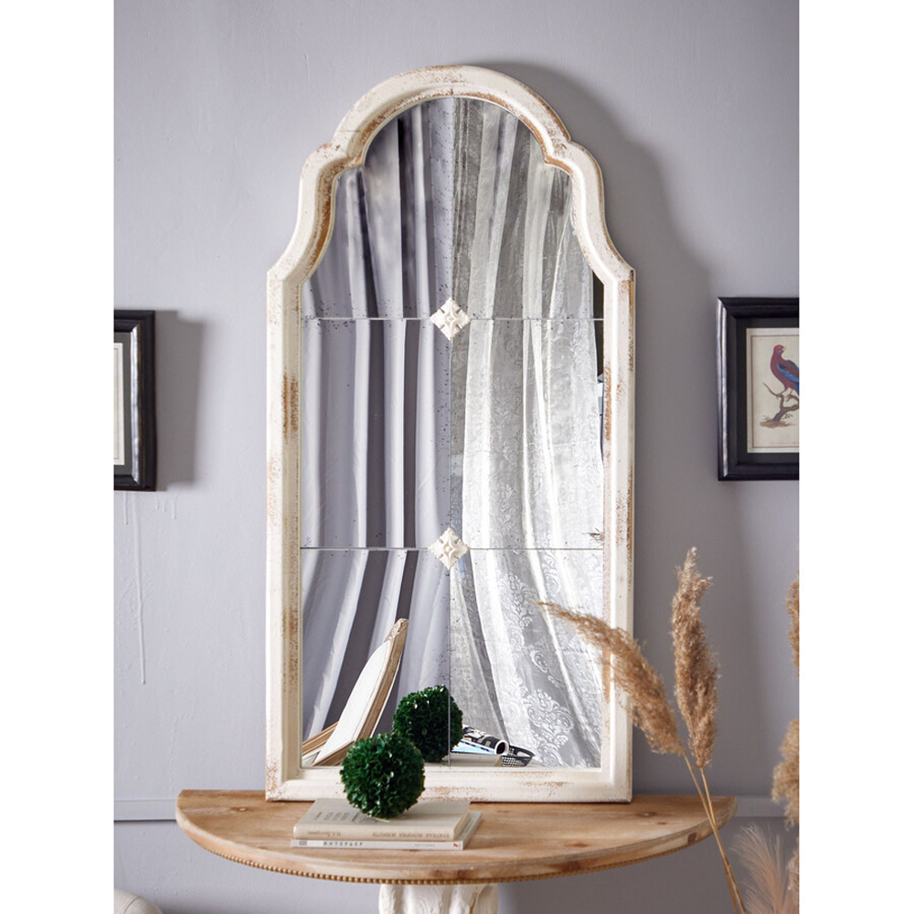 Зеркало-окно настенное в винтажном стиле Venetian Smooth