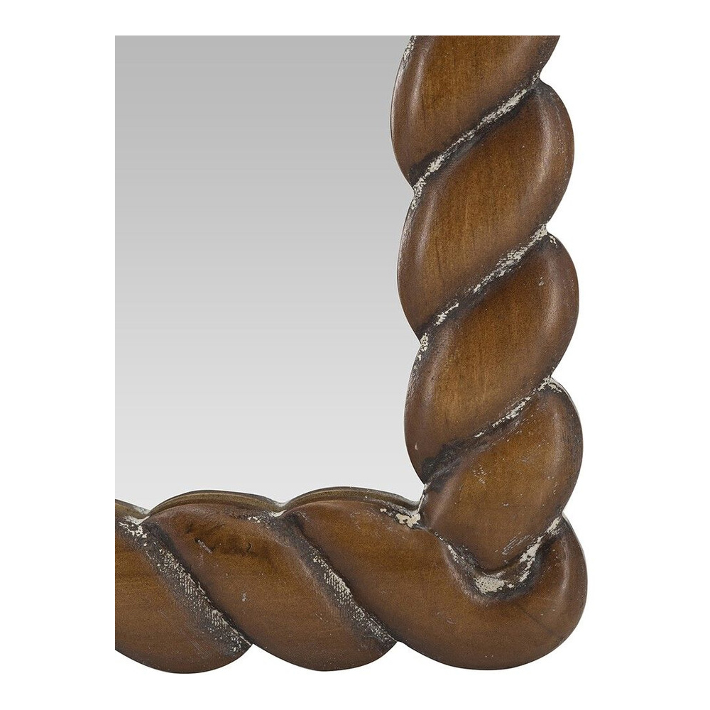 Зеркало с текстурной рамой из натурального дерева  Pine Wall Mirror