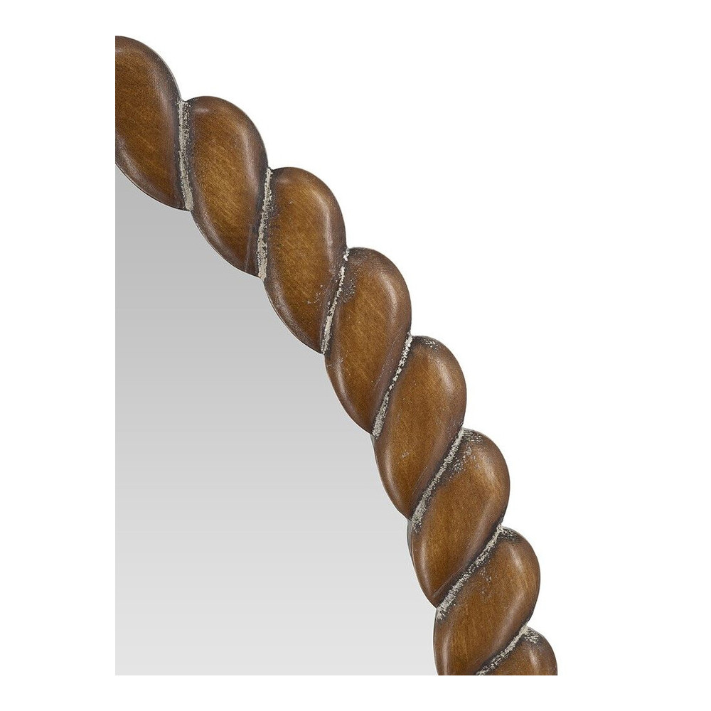 Зеркало с текстурной рамой из натурального дерева  Pine Wall Mirror