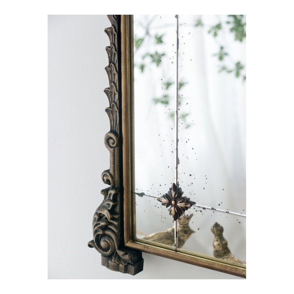 Зеркало в раме с античными позолоченными фрагментами Palace Antique Mirror