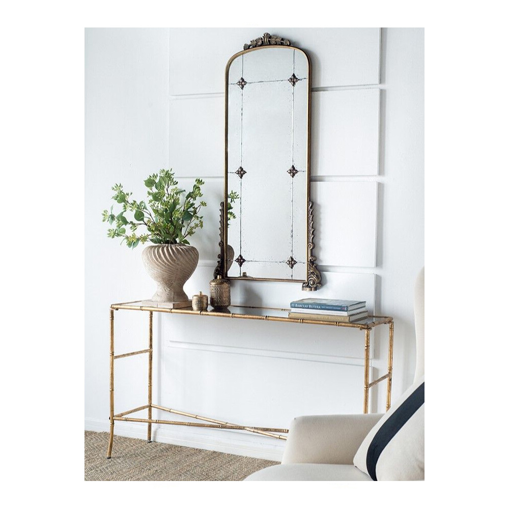 Зеркало в раме с античными позолоченными фрагментами Palace Antique Mirror