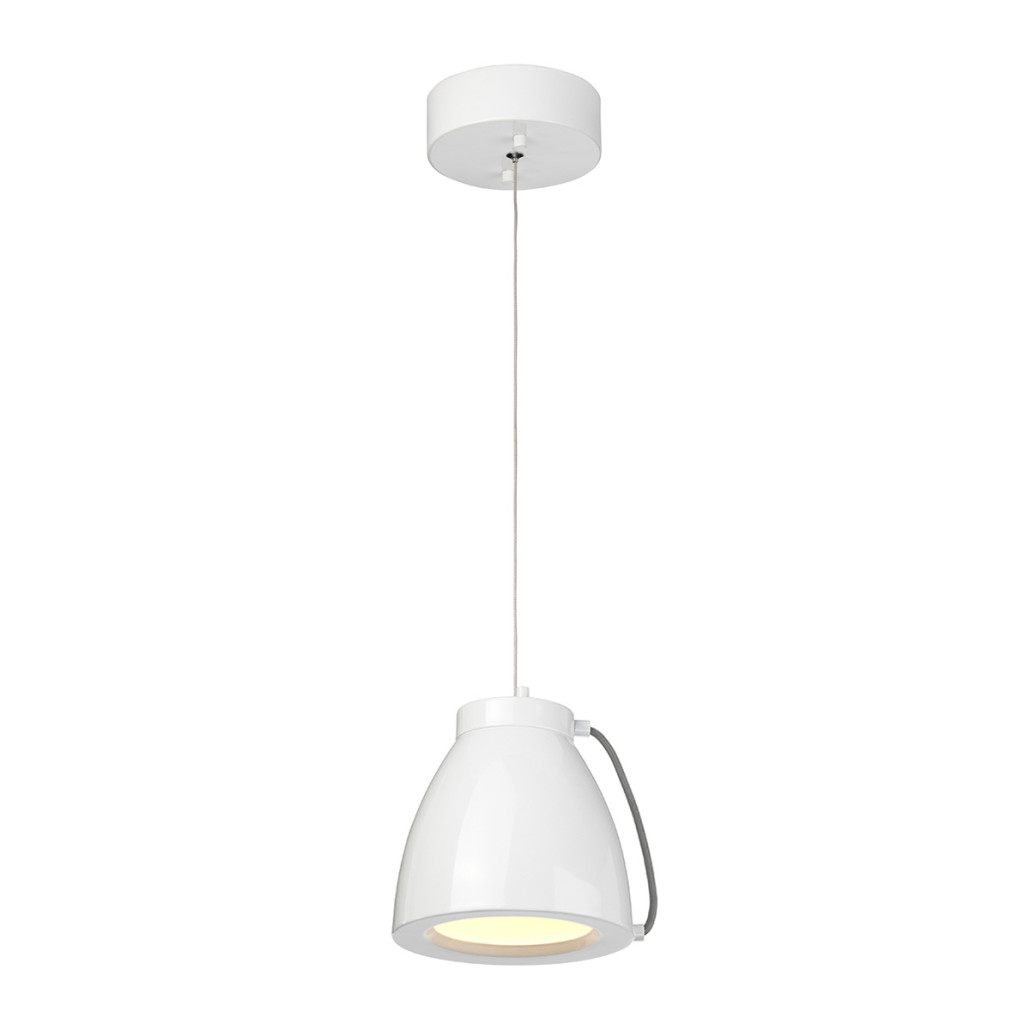 Подвесной светильник белого цвета с полусферическим плафоном Elstead Lighting