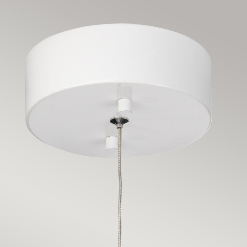 Подвесной светильник белого цвета с полусферическим плафоном Elstead Lighting
