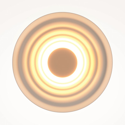 Бра круглое Soft Halo белый