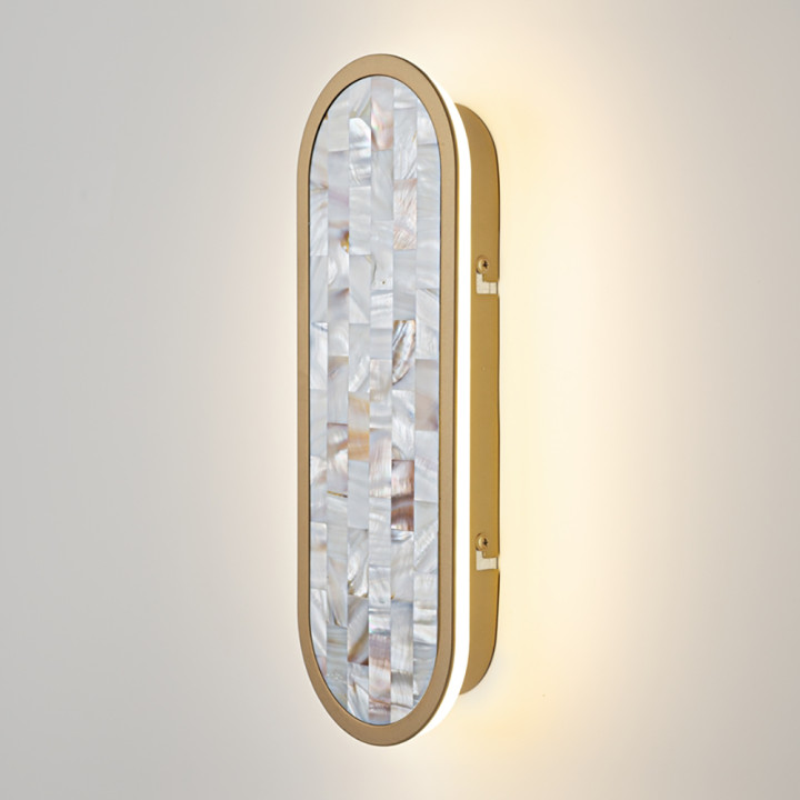 Бра перламутровый Lunaris 30 см