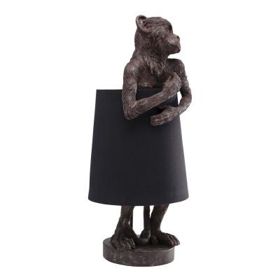 Настольная лампа Обезьяна коричневый плафон
