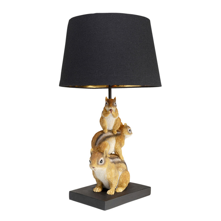 Настольная лампа в детскую Бурундуки