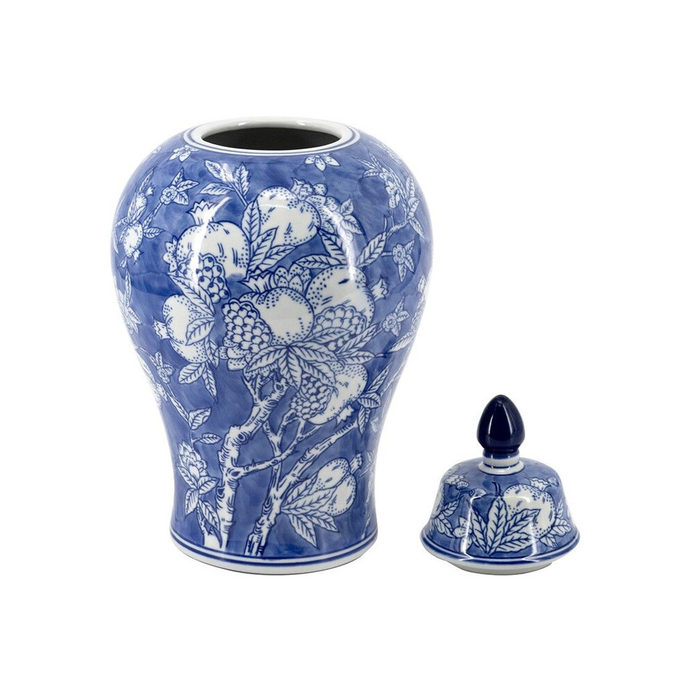 Ваза с крышкой в китайском стиле Гранатовое дерево Blooming Pomegranate
