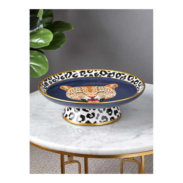 Блюдо фарфоровое Гепард Serengeti
