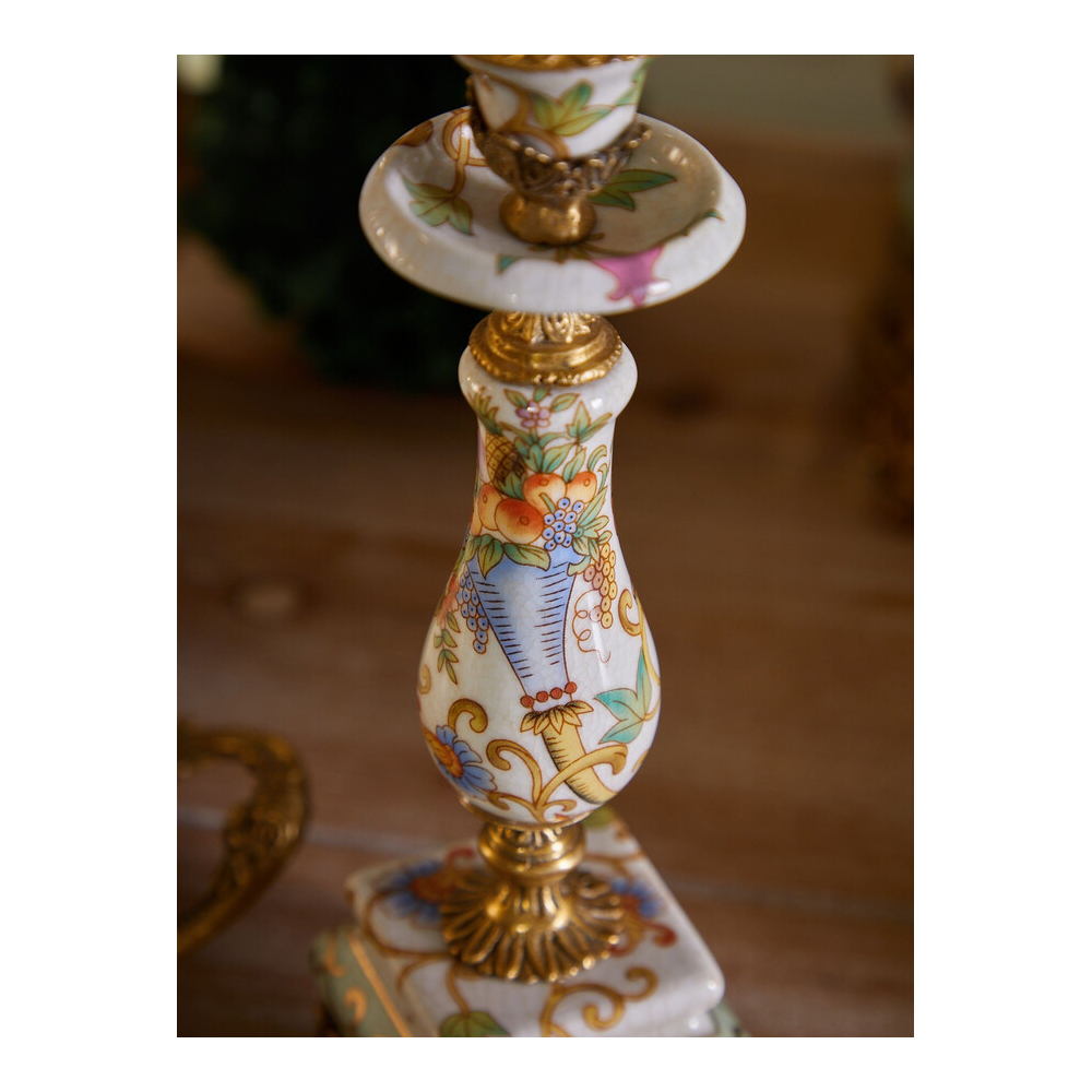 Подсвечник с растительным и животным дизайном Centennial Garden