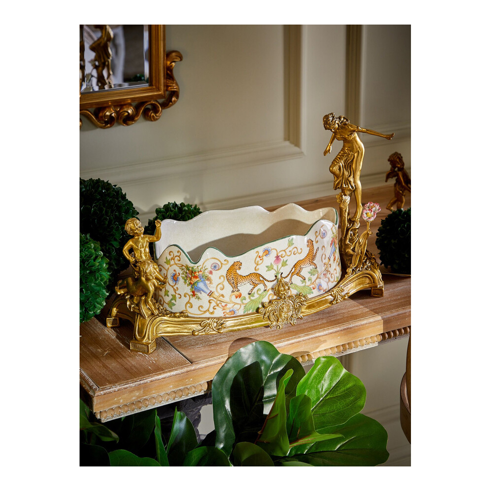 Чаша фарфоровая с ангелами Porcelain Angels of Paradise