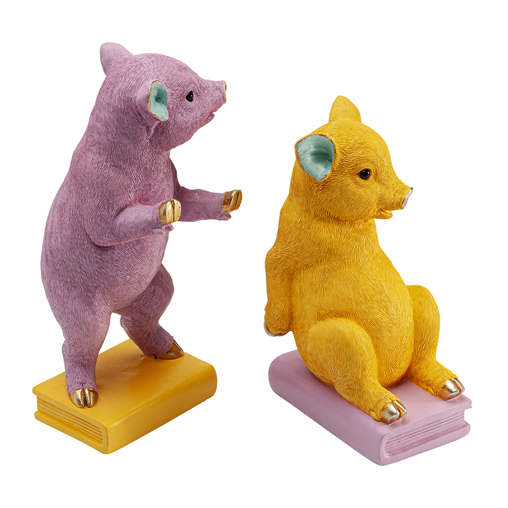 Держатель для книг Multicolored Piglet Bookends