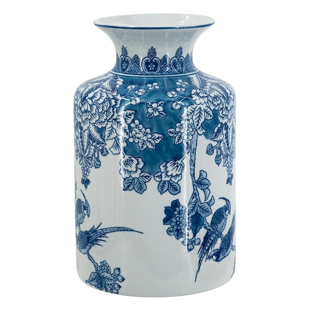 Ваза с мотивами цветущего сада с попугаями Vase Inspired by Nature