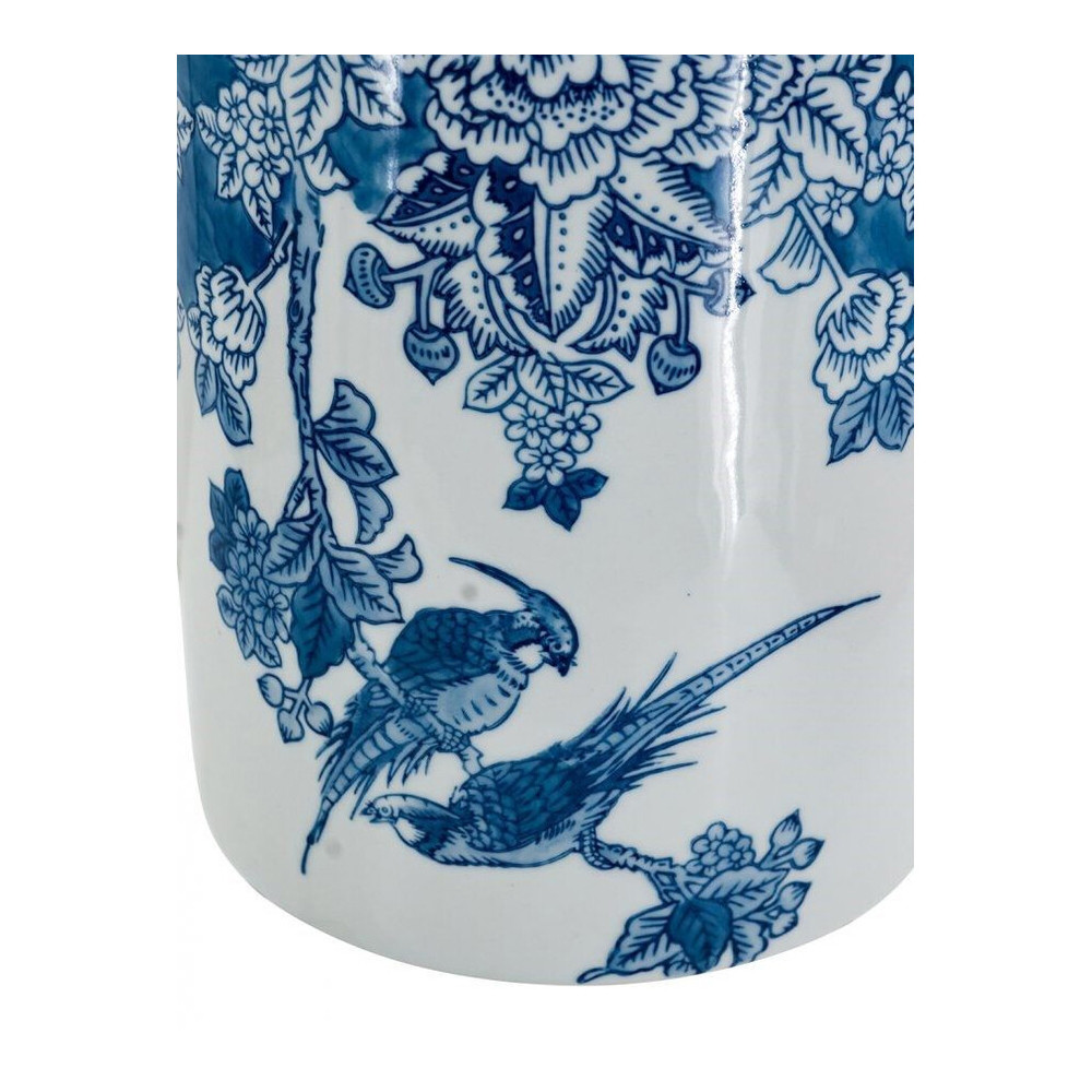 Ваза с мотивами цветущего сада с попугаями Vase Inspired by Nature