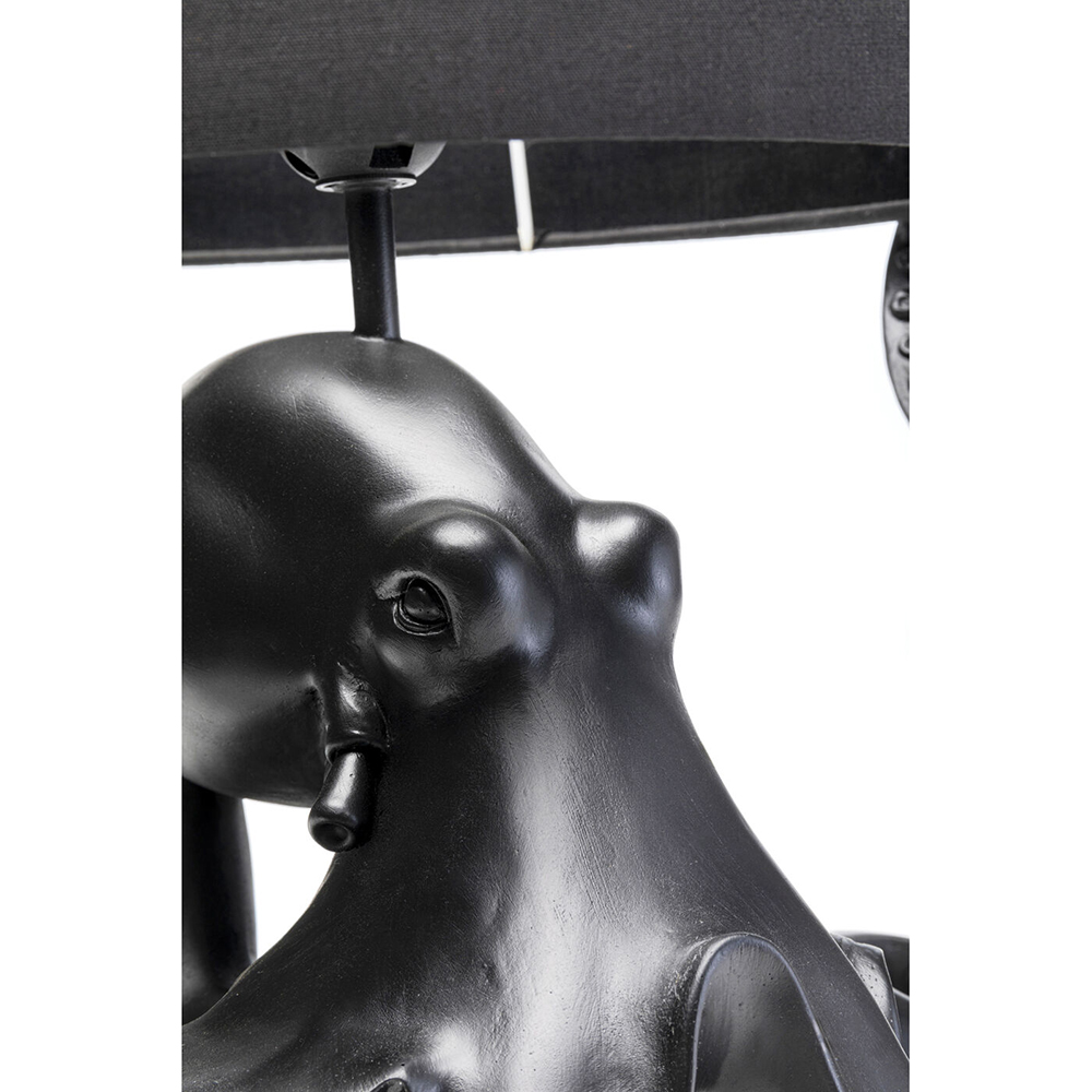 Дизайнерская Настольная лампа Черный Осьминог