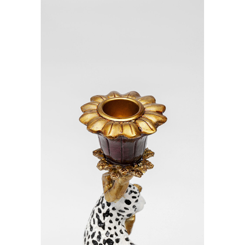 Подсвечник Antique White Leopard