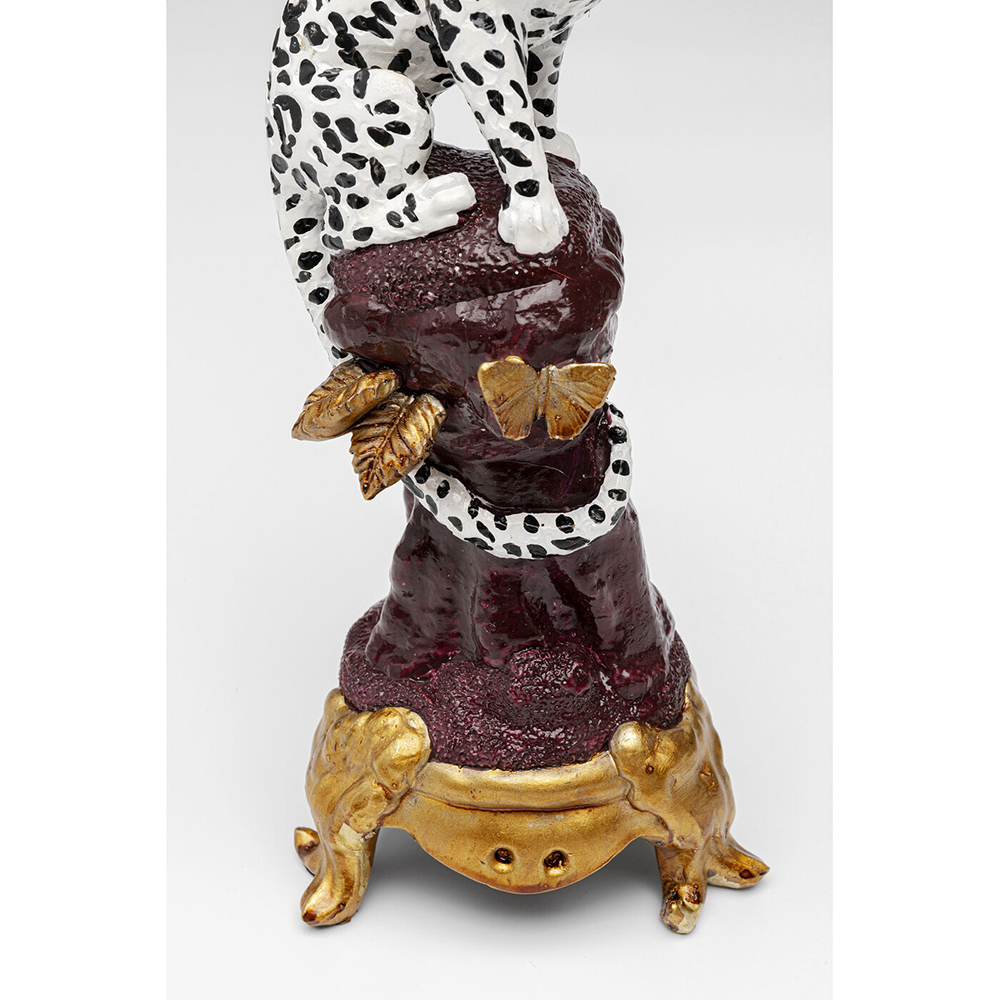 Подсвечник Antique White Leopard