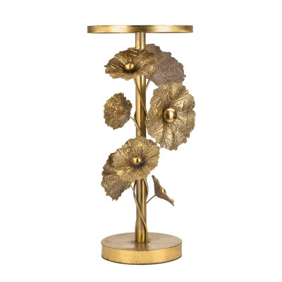 Столик приставной из металла с основанием в виде цветочной композиции Flower Arrangement Table
