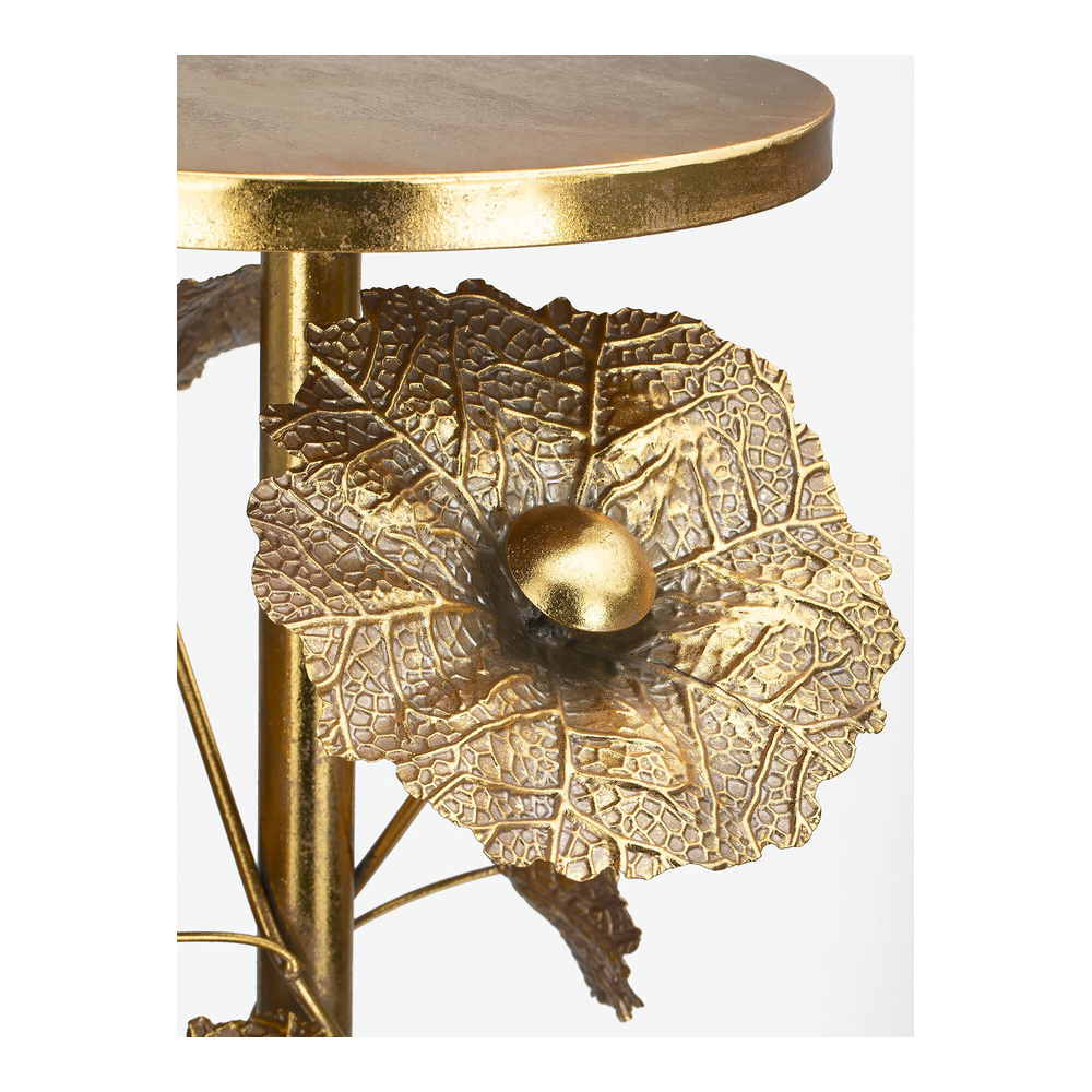 Столик приставной из металла с основанием в виде цветочной композиции Flower Arrangement Table