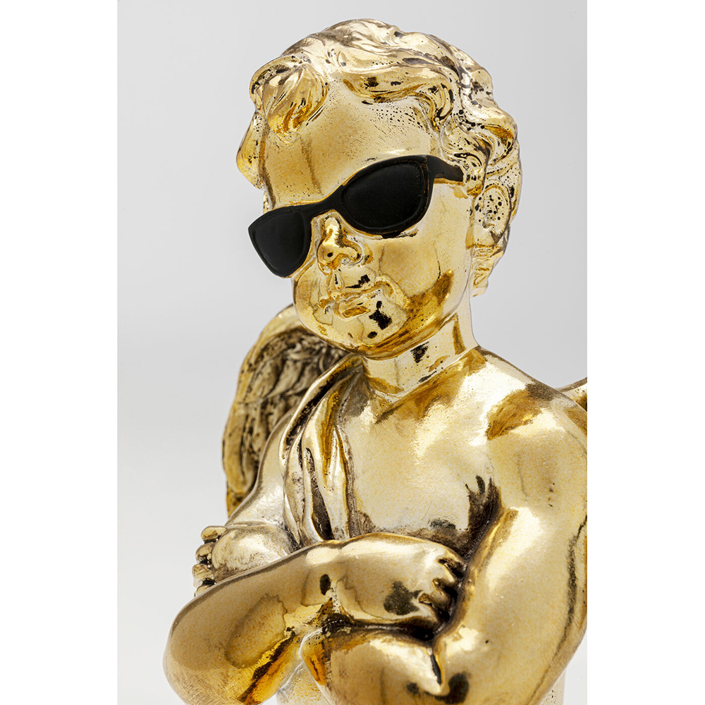 Декоративная статуя Golden Cupid in Sunglasses