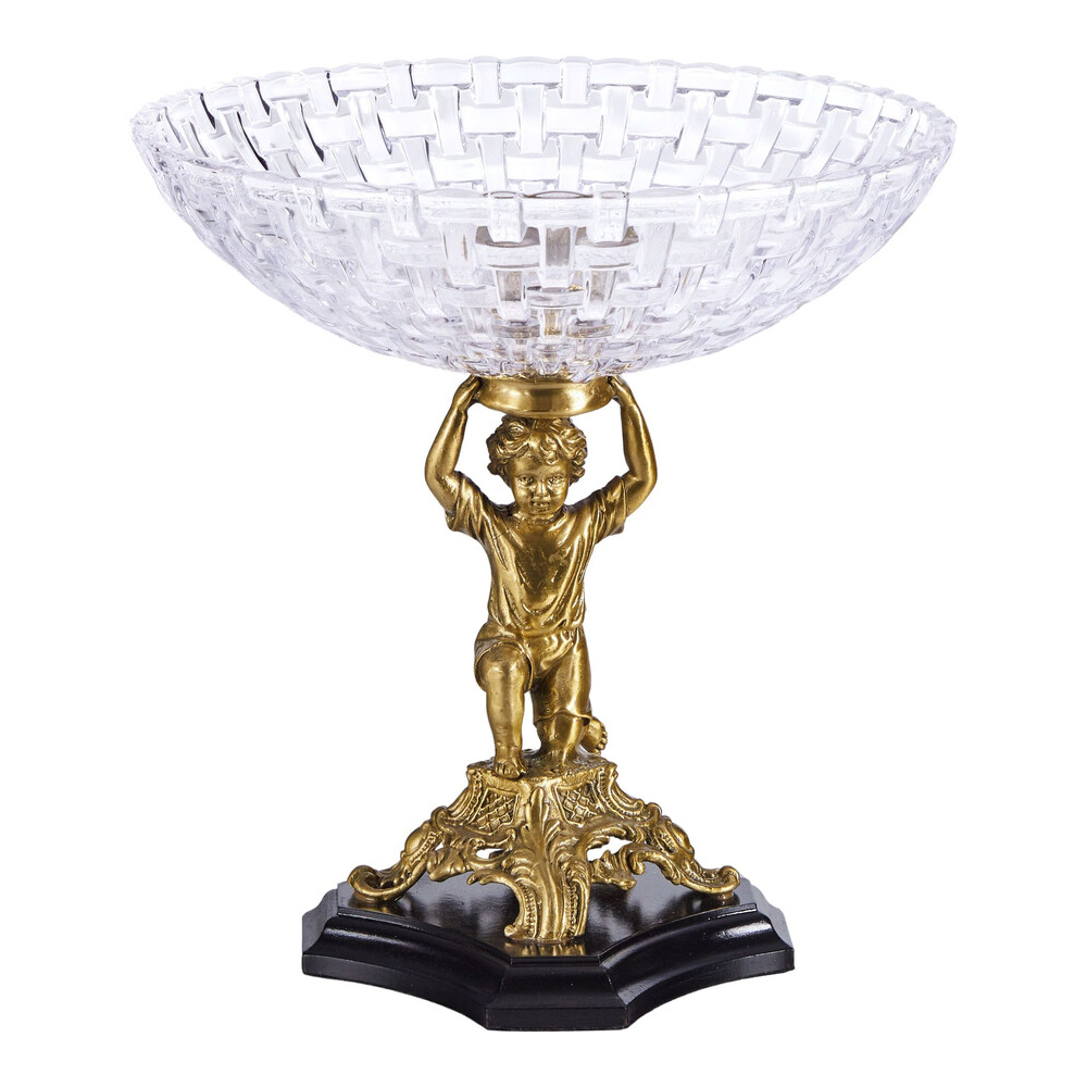 Чаша для фруктов с подножием в виде ангела Eden Garden