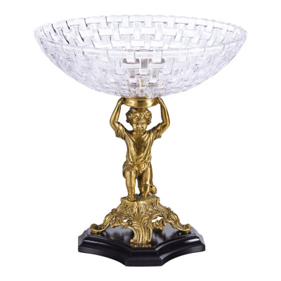 Чаша для фруктов с подножием в виде ангела Eden Garden