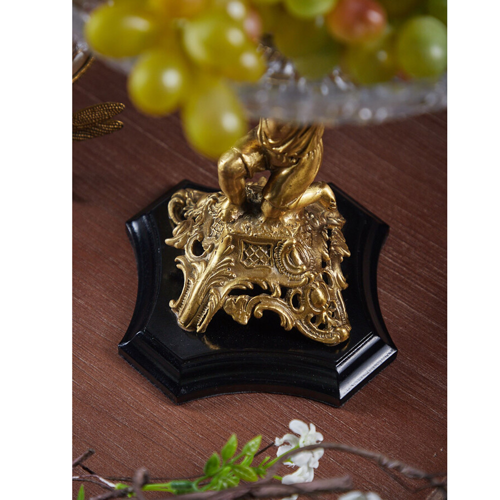 Чаша для фруктов с подножием в виде ангела Eden Garden