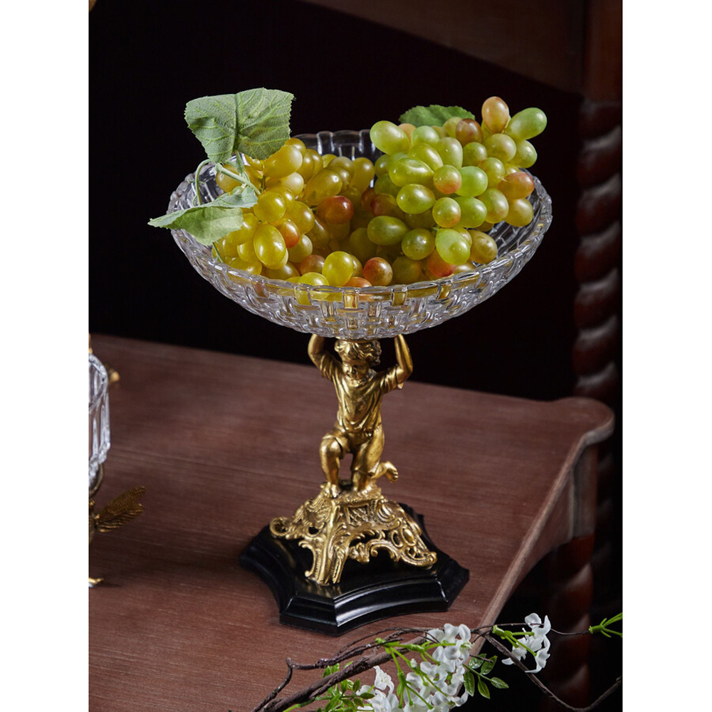 Чаша для фруктов с подножием в виде ангела Eden Garden