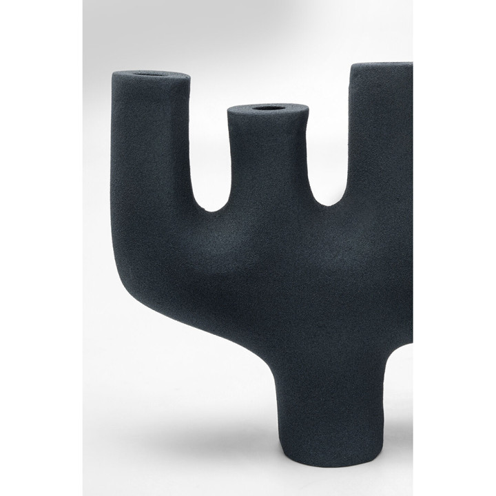 Подсвечник алюминиевый черный Ember