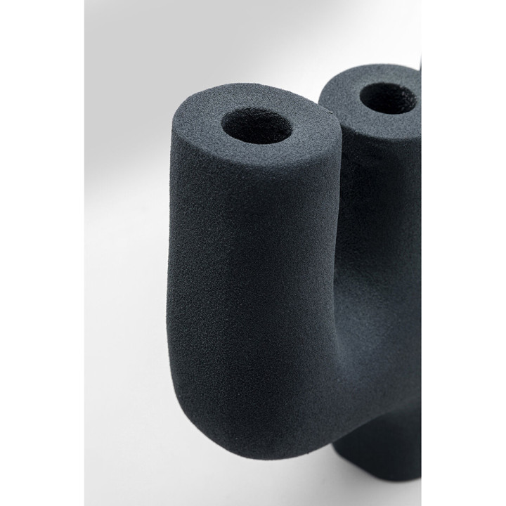 Подсвечник алюминиевый черный Ember