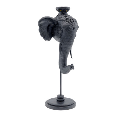 Подсвечник черный Elephant's head