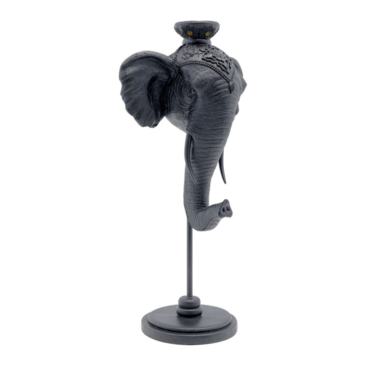 Подсвечник черный Elephant's head