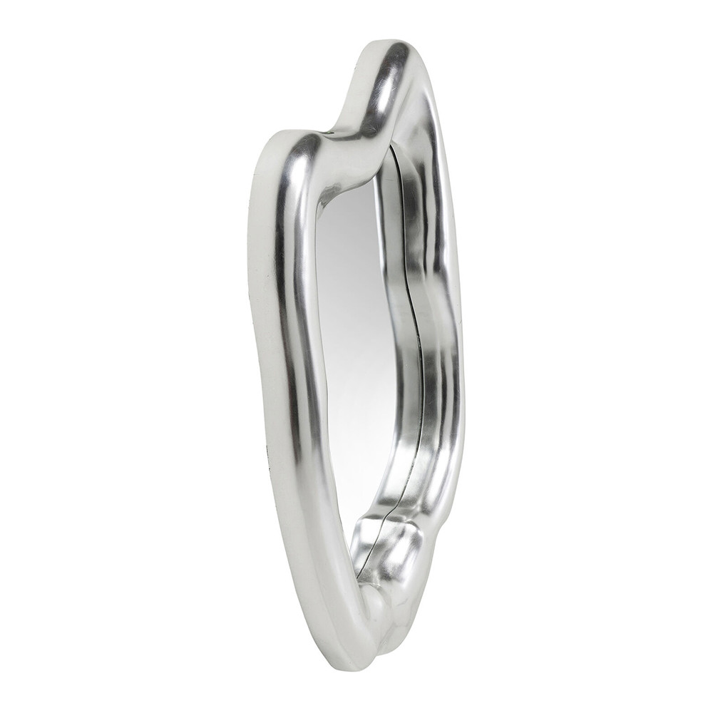 Зеркало в серебряной раме Liquid Iron