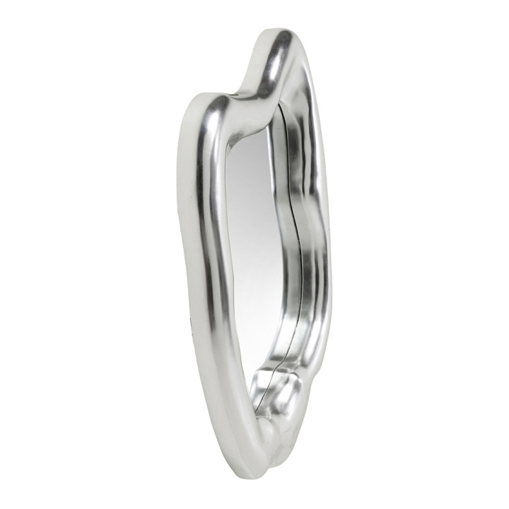 Зеркало в серебряной раме Liquid Iron