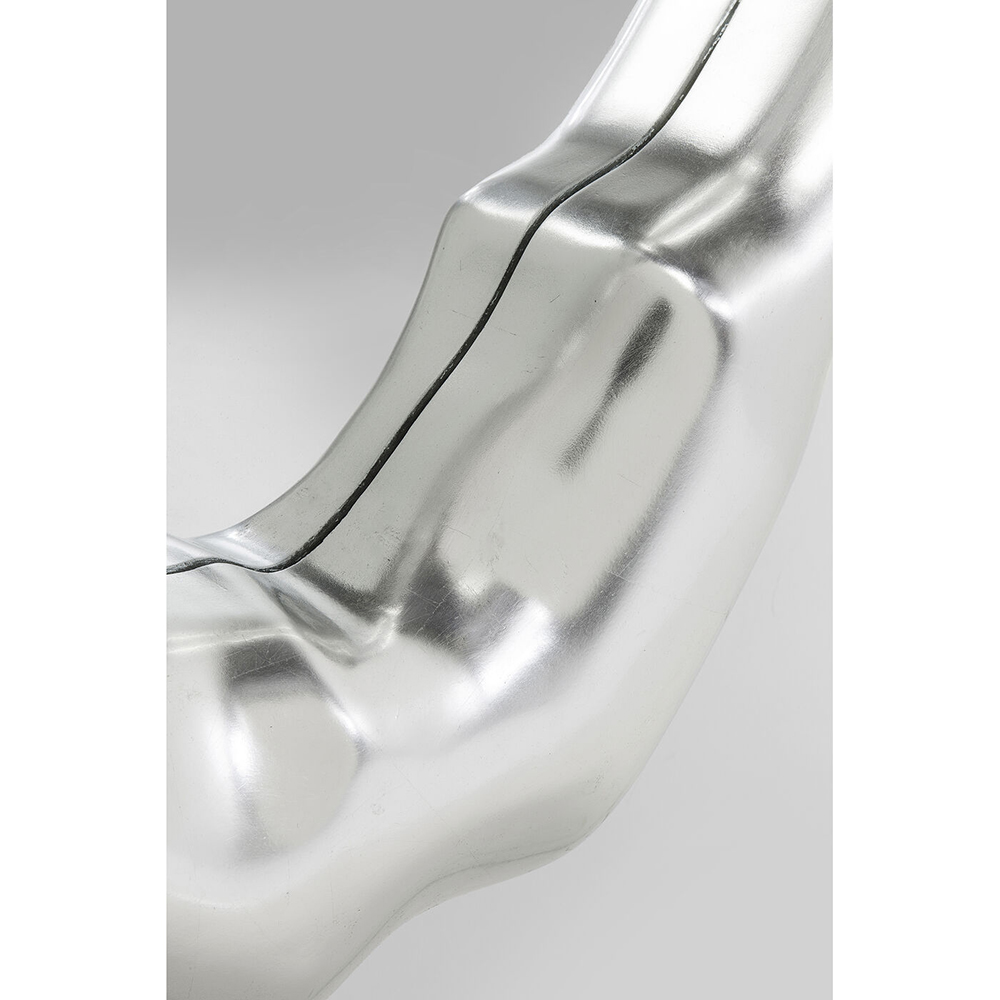 Зеркало в серебряной раме Liquid Iron